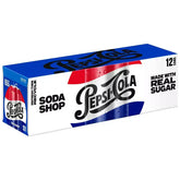 Pepsi Real Sugar – 12oz can 12 pack - soda